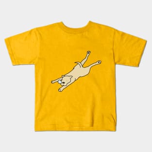 Lazy Dog Sploot Kids T-Shirt